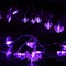 Set of 3 Halloween Lights - Orange Pumpkins, Purple Bats, White Ghosts